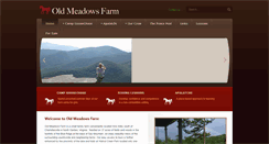 Desktop Screenshot of oldmeadowsfarm.com